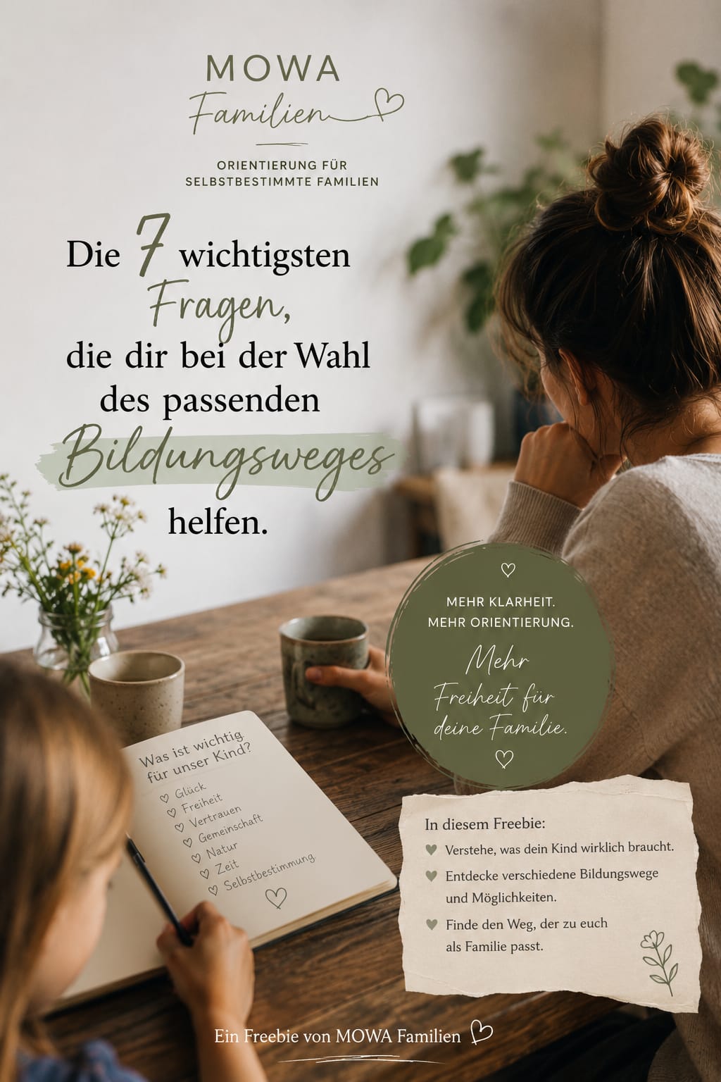 MOWA Familien Guide – Die 7 wichtigsten Fragen bei der Wahl des passenden Bildungsweges